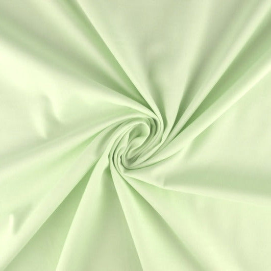 MINTGRÖN LÄTT SEMI TRANSPARENT VOILE TYG I BOMULL