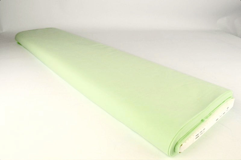 MINTGRÖN LÄTT SEMI TRANSPARENT VOILE TYG I BOMULL