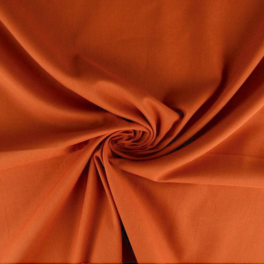 KOPPAR LÄTT SEMI TRANSPARENT VOILE TYG I BOMULL