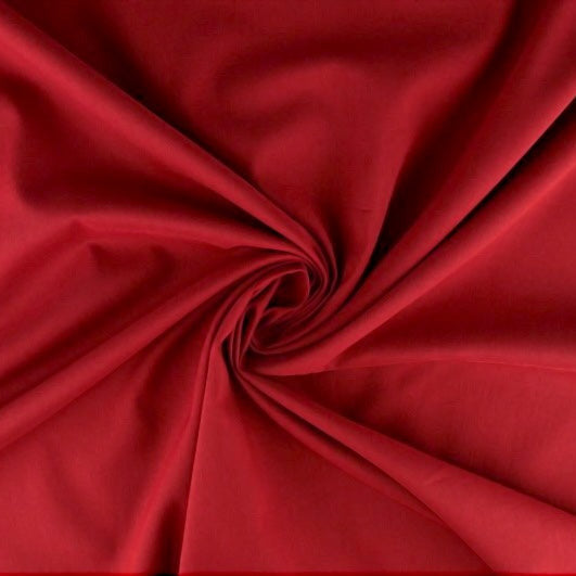 BORDEAUX LÄTT SEMI TRANSPARENT VOILE TYG I BOMULL