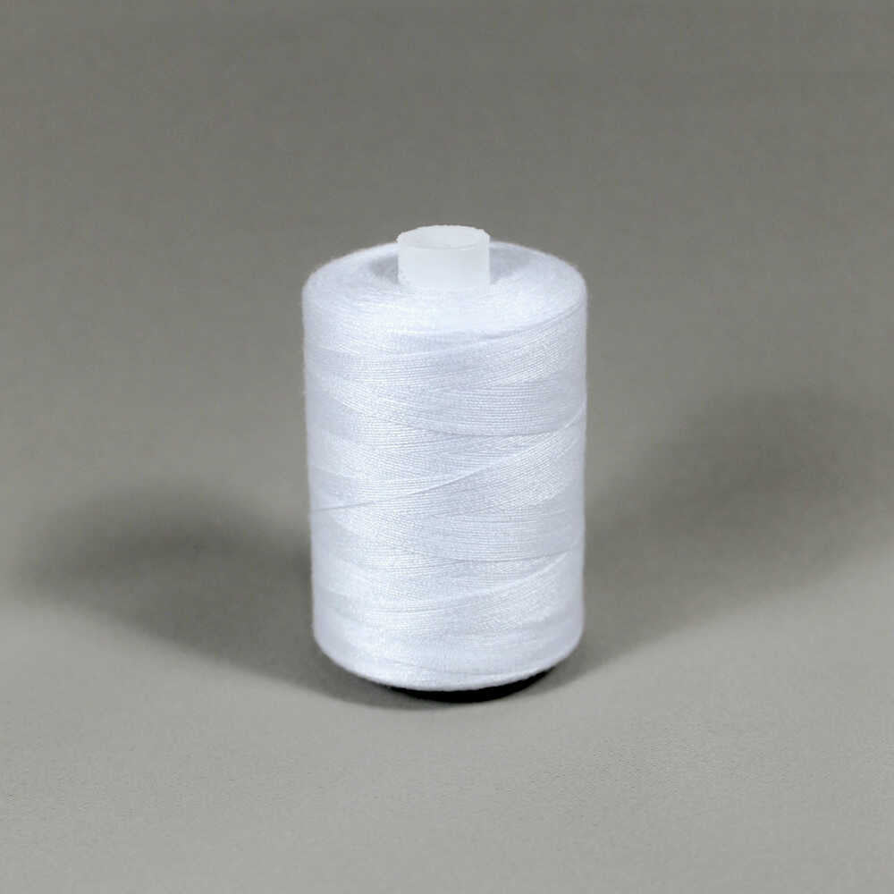 VIT STARK POLYESTER SYTRÅD